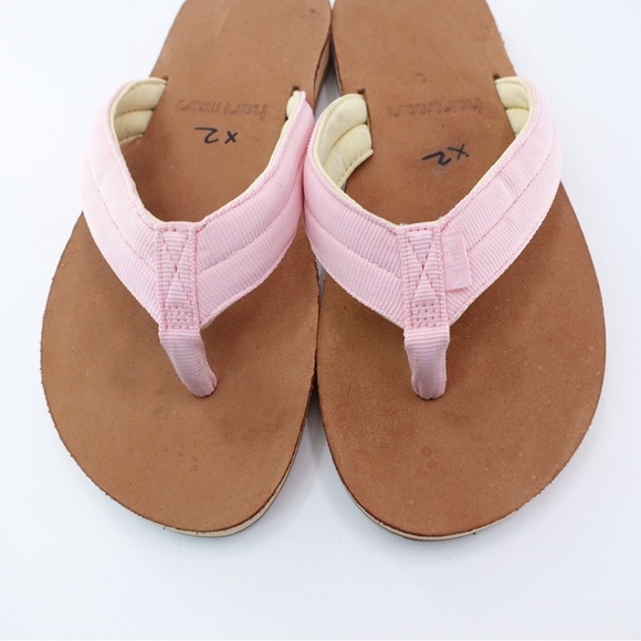 Hari Mari Womens Scouts Flip Flop Thong Sandals Pink Sz 5 Memory Foam Nubuck - Picture 3 of 13